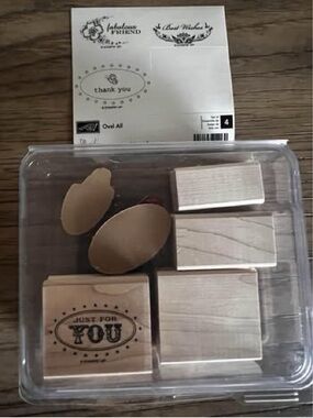 STAMPIN’ UP! Oval Set of 4